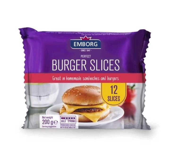 Burger Cheese Slices - Emborg  (200g)