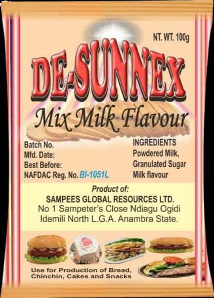 Milk Flavor (100g)