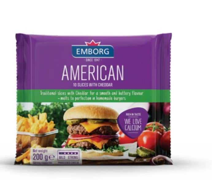 Cheddar Sliced Cheese - Emborg